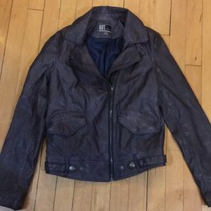 KUT black leather jacket. Never worn.
